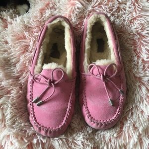 Pink ugg slippers